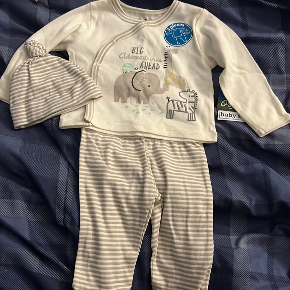 Gerber 3 piece outfit set